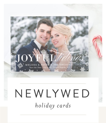 newlywed christmas cards